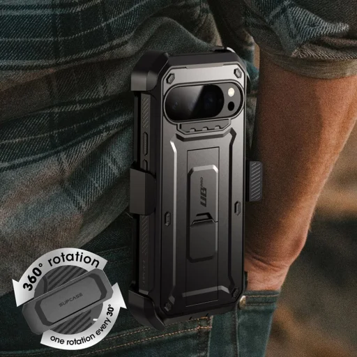 Google Pixel 10 Pro XL Supcase Unicorn Beetle Pro fekete tok - 4