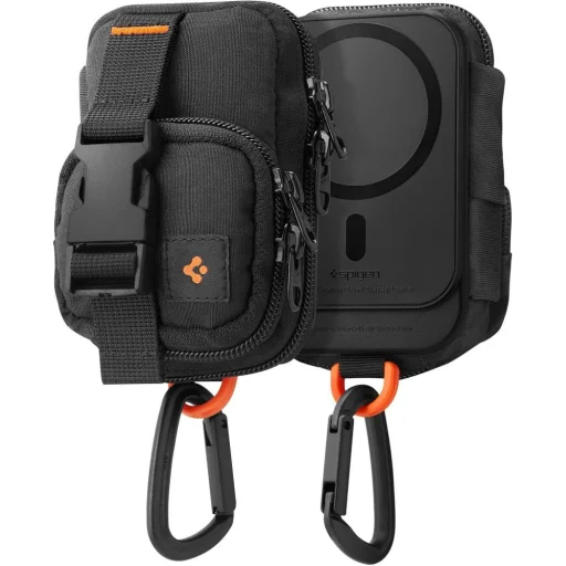 iPhone Spigen Snap Zip MagSafe Tok Fekete - 1