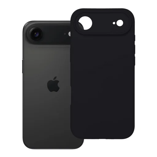 iPhone 17 Air silikónové čierne puzdro - 5