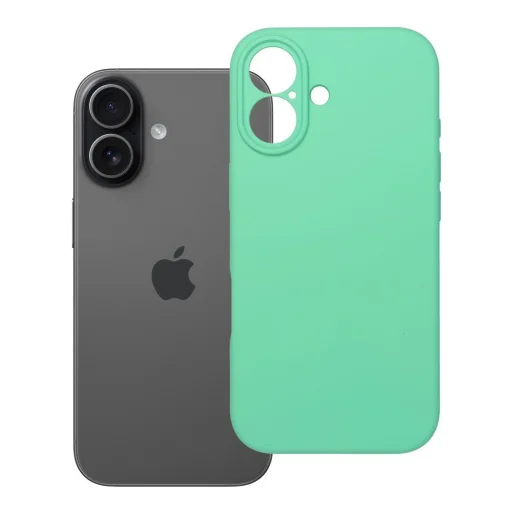 iPhone 17 puzdro silikónové puzdro 2mm Kompatibilné s MagSafe hráškovo zelené - 5