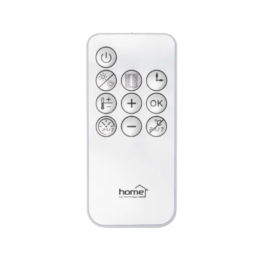 Home FKF26201 fürdőszobai ventilátoros fűtőtest, 2000 W, 2 fokozat, PTC fűtőelem, távirányító, LED kijelző, IP22 - 4