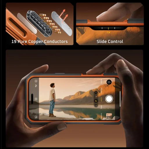 iPhone 17 Pro Max Supcase UB Grip Pro Magsafe korall tok - 6