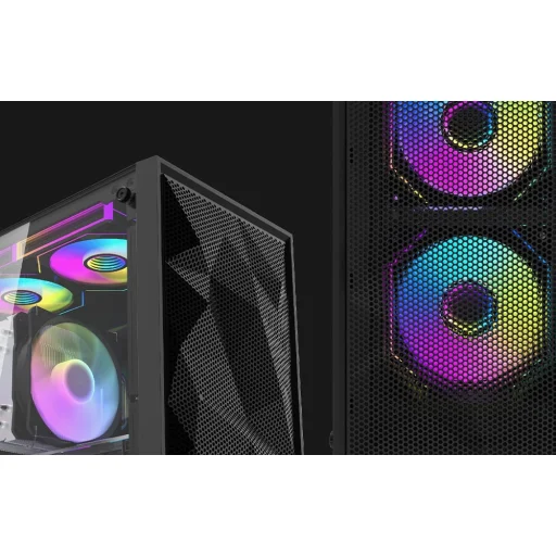 Darkflash M305 Mesh számítógépház ventilátorok nélkül (Fekete) - 12