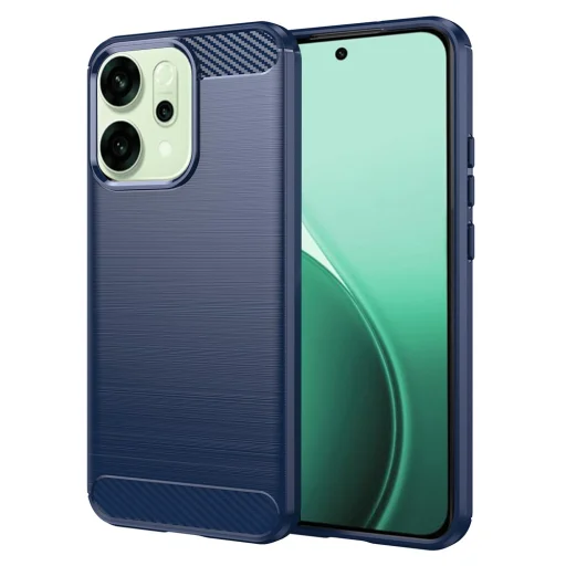 Oppo Reno14 Kék Techsuit - Carbon Silicone tok - 1