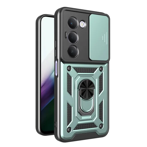 Xiaomi Redmi 15 4G / Redmi 15 5G Techsuit - CamShield Series - Zöld tok - 1