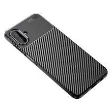 Samsung Galaxy A07 4G Techsuit - CarbonFiber - Fekete tok