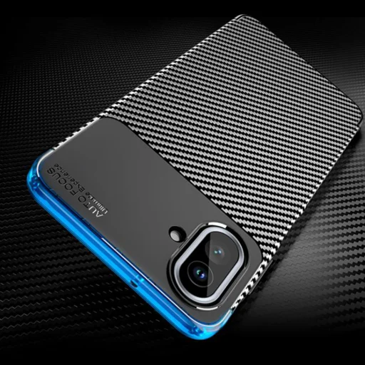 Samsung Galaxy A07 4G Techsuit - CarbonFiber - Fekete tok - 3