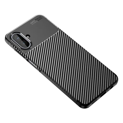 Samsung Galaxy A07 4G Techsuit - CarbonFiber - Fekete tok - 1