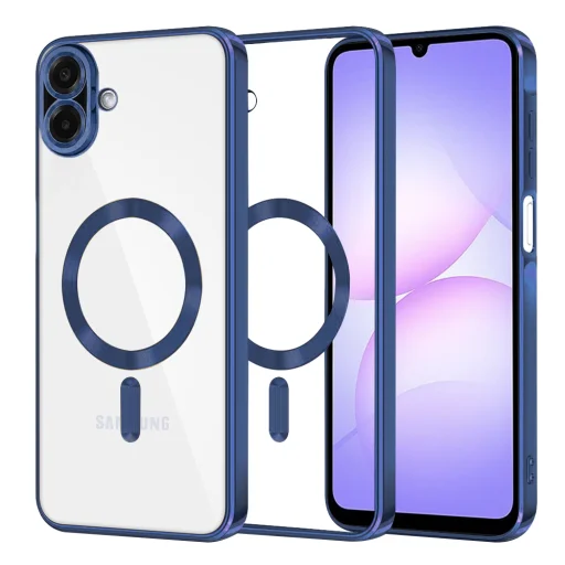 Samsung Galaxy A07 4G Deep Blue Techsuit Luxury Crystal MagSafe tok - 1