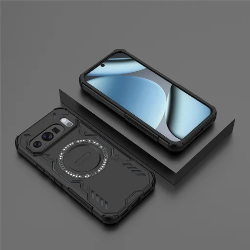 Google Pixel 10 / 10 Pro Fekete Techsuit ArmorMag tok - 5