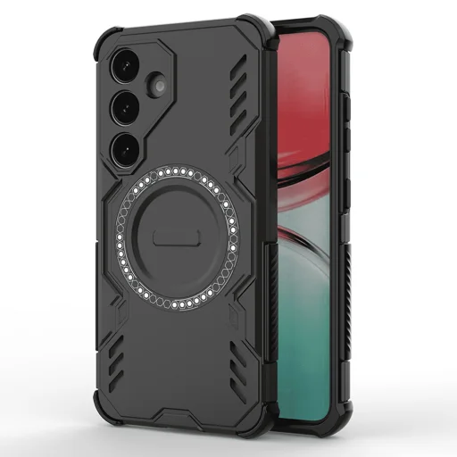 Samsung Galaxy S25 FE Fekete Techsuit ArmorMag tok - 1