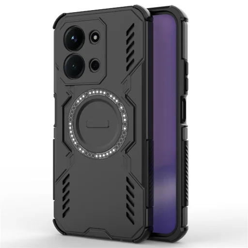 Xiaomi Redmi 15C 4G / Redmi 15C 5G Techsuit ArmorMag tok - Fekete - 1