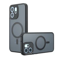 Oppo Reno14 F Frosted Black Techsuit PureFrost MagSafe tok