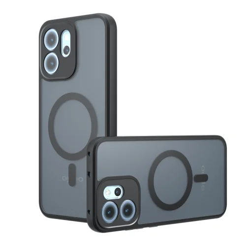 Oppo Reno14 F Frosted Black Techsuit PureFrost MagSafe tok - 1