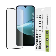 Xiaomi Redmi 15C 4G / Poco C85 4G Fekete Techsuit - 111D Full Cover / Full Glue Glass üvegfólia