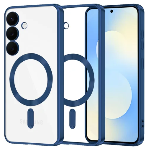 Samsung Galaxy S25 FE Deep Blue Techsuit - Luxury Crystal MagSafe tok - 1