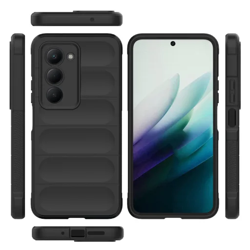 Xiaomi Redmi 15 4G / Redmi 15 5G Techsuit - Magic Shield - Fekete tok - 2