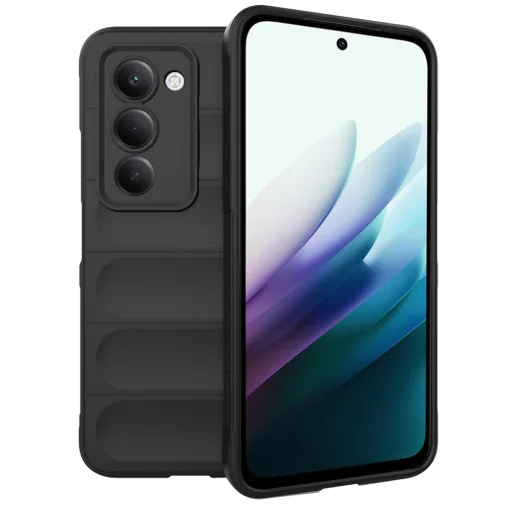 Xiaomi Redmi 15 4G / Redmi 15 5G Techsuit - Magic Shield - Fekete tok - 1