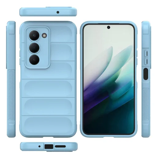 Xiaomi Redmi 15 4G / Redmi 15 5G Techsuit Magic Shield - Kék tok - 2