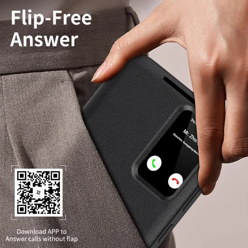 Samsung Galaxy A16 4G Techsuit SmartView Series tok - Fekete - 7