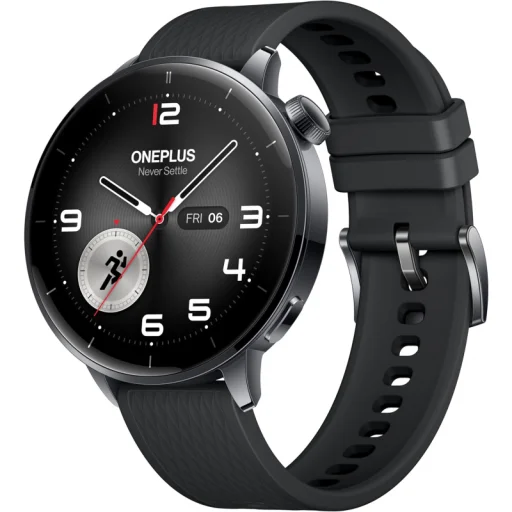 OnePlus Watch 3, 43mm, Fekete Acél - 1