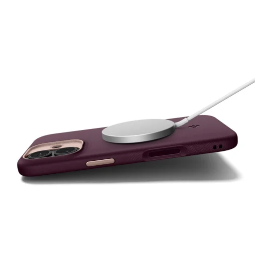 iPhone 17 Spigen Nano Pop Mag Magsafe tok Burgundy Bab - 10