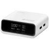 4smarts GaN képernyő 100W 3xUSB-C+2xUSB-A asztali töltő fehér thumbnail