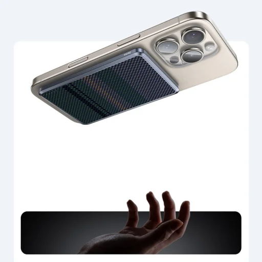 Benks Power bank 5000mAh MP15 ArmorGo Aurora Light - Type C - mágneses indukciós töltéssel - 8