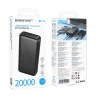 Borofone Power Bank 20000mAh BJ78A Clever - 2xUSB - black - 6