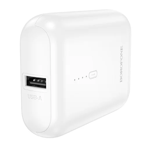 Borofone Power Bank 5000mAh BJ81 Stability - USB - fehér - 2