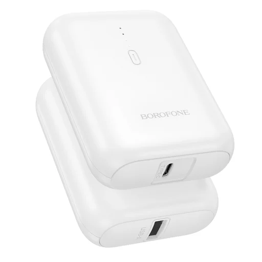 Borofone Power Bank 5000mAh BJ81 Stability - USB - fehér - 1