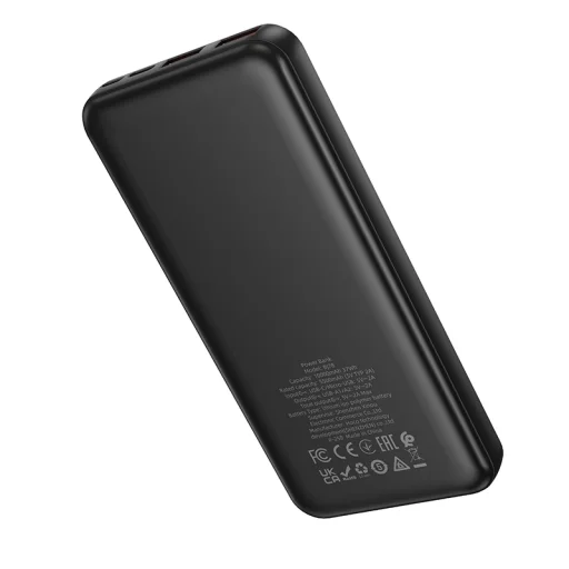 Borofone Power Bank 10000mAh BJ78 Clever - 2xUSB - fekete - 3