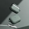 Apple AirPods Pro 3 Ringke Onyx Mágneses Védőtok, Csúszásmentes textúra, Karabiner lyuk - Zsálya zöld tok thumbnail