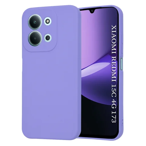Xiaomi Redmi 15C 4G / Redmi 15C 5G Techsuit SoftFlex Light Purple tok - 1