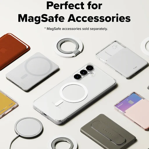 Samsung Galaxy S25 FE Clear Ringke Fusion MagSafe tok - 4