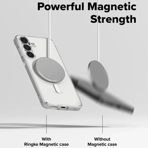 Samsung Galaxy S25 FE Clear Ringke Fusion MagSafe tok - 5