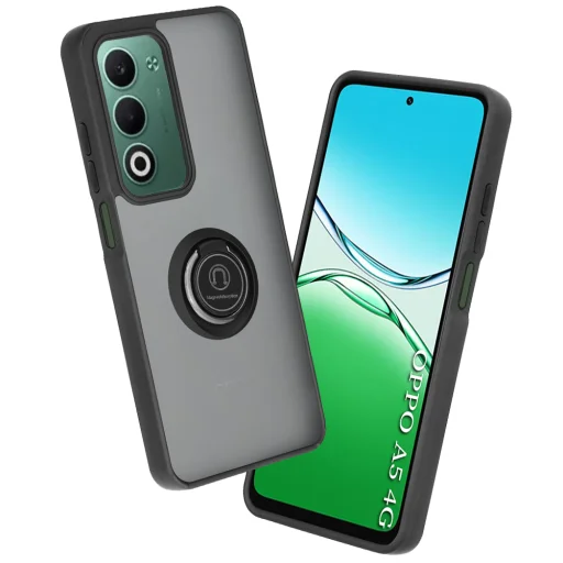 Oppo A5 4G Techsuit Glinth Fekete Tok tok - 1