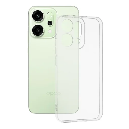 Oppo Reno14 Transparent Techsuit - Clear Silicone tok - 1