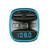 FM Transmitter JamLink Techsuit (MFM2) - Dual USB, SD kártya, Kék hangulatvilágítás, Ultrakompakt dizájn, Bluetooth - Fekete. - 6