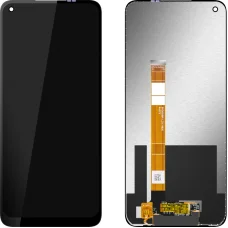 LCD kijelző modul MP Realme 7i / C17, keret nélkül, utángyártott, fekete