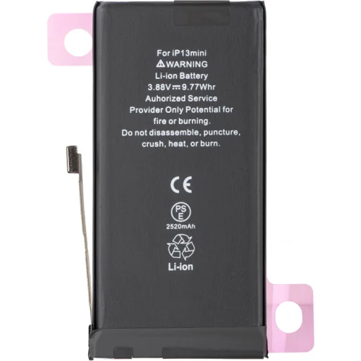 Akkumulátor Apple iPhone 13 mini-hez, 2580mAh nagy kapacitású - 1