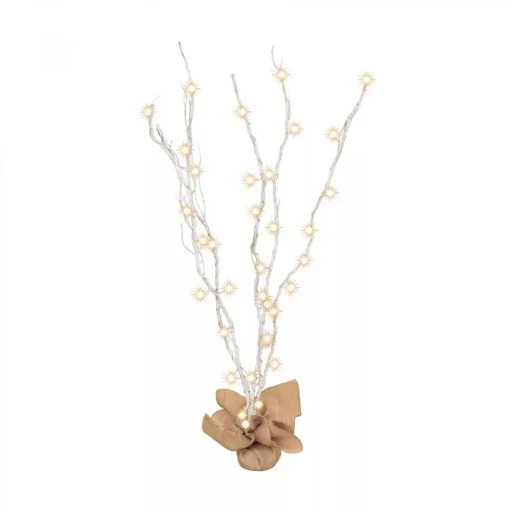 Home KLB 120/WH világító ágak,  40 db LED, 120 cm ágak, fehér színű, ismétlődő időzítés, beltéri - 1