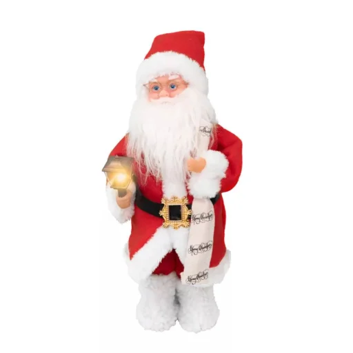 Home KDD 35 táncoló, zenélő mikulás, világító lámpás, 35 cm magas - 1