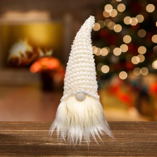 Home KDD28 LED-es manó fej, beltéri kivitel, melegfehér LED világítással, be/ki kapcsolóval, elemes tápellátás - 1