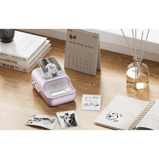 Niimbot B21 Pro hordozható címkenyomtató (lila) - 7