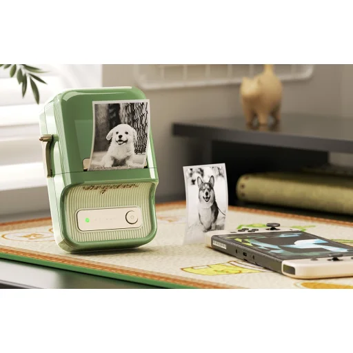 Niimbot B21 Pro hordozható címkenyomtató (sötétzöld) - 7