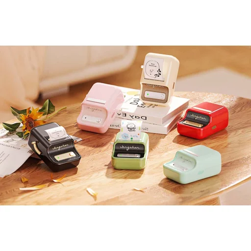 Niimbot B21S hordozható címkenyomtató (rózsaszín) - 7