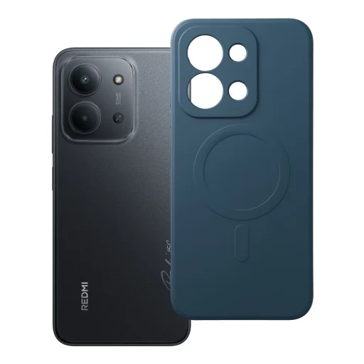 Xiaomi Redmi 15C modrý silikónový magnetický kryt - 10