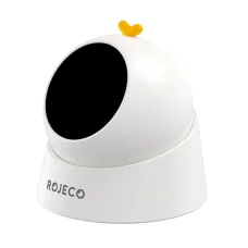 Fehér Rojeco Egg Laser Cat Toy