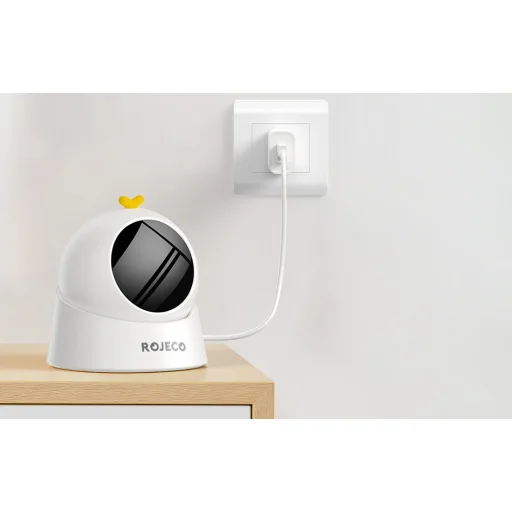 Fehér Rojeco Egg Laser Cat Toy - 7